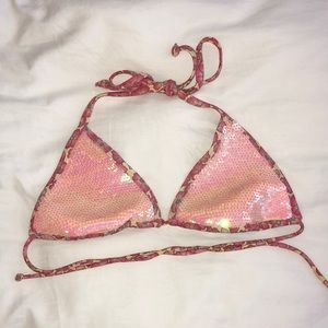 Victoria’s Secret Sequin Bikini Top
